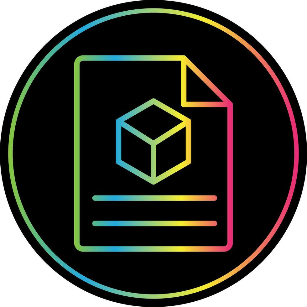 3d file Vector Icon Design