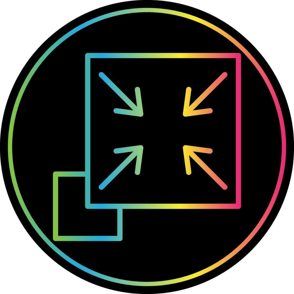 Resizing Vector Icon Design