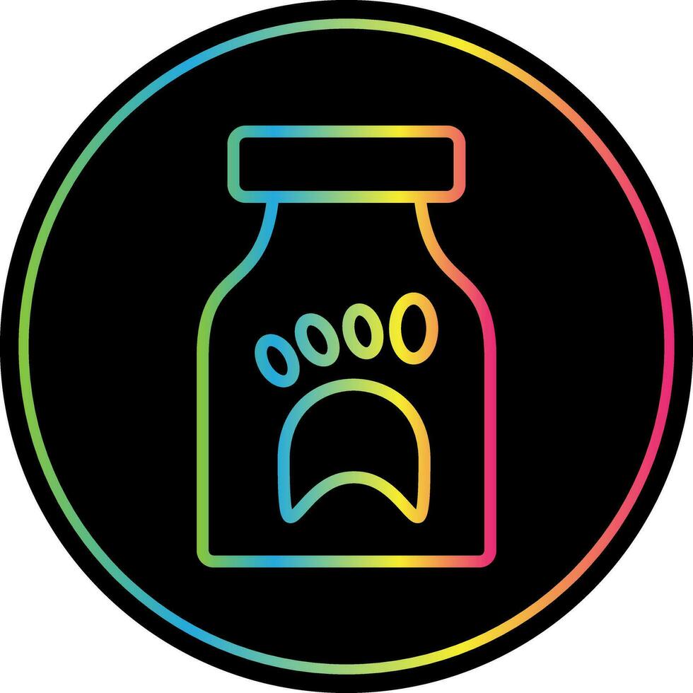 Pet food Vector Icon Design