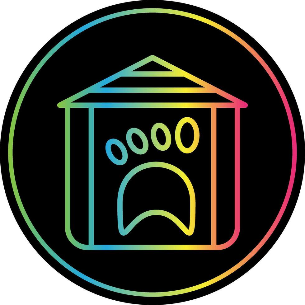 Animal shelter Vector Icon Design