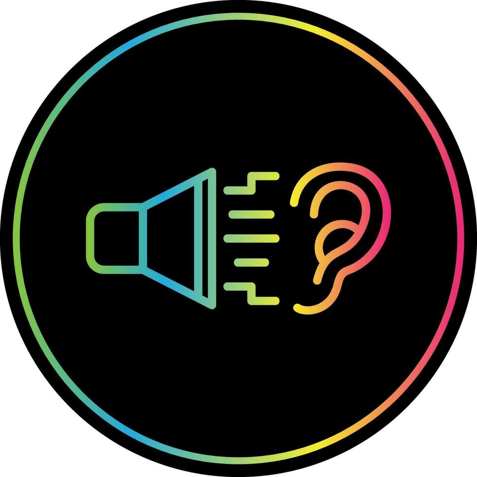 Sound pollution Vector Icon Design