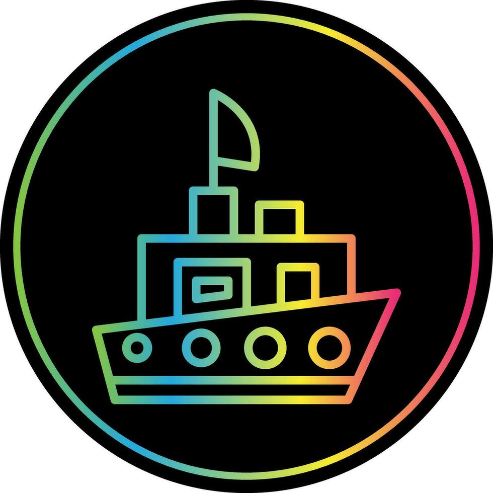 Ship Vector Icon Design