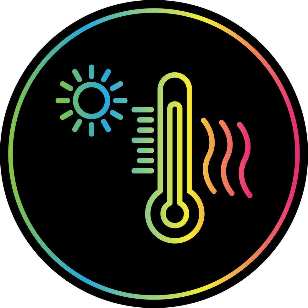 Heat wave Vector Icon Design
