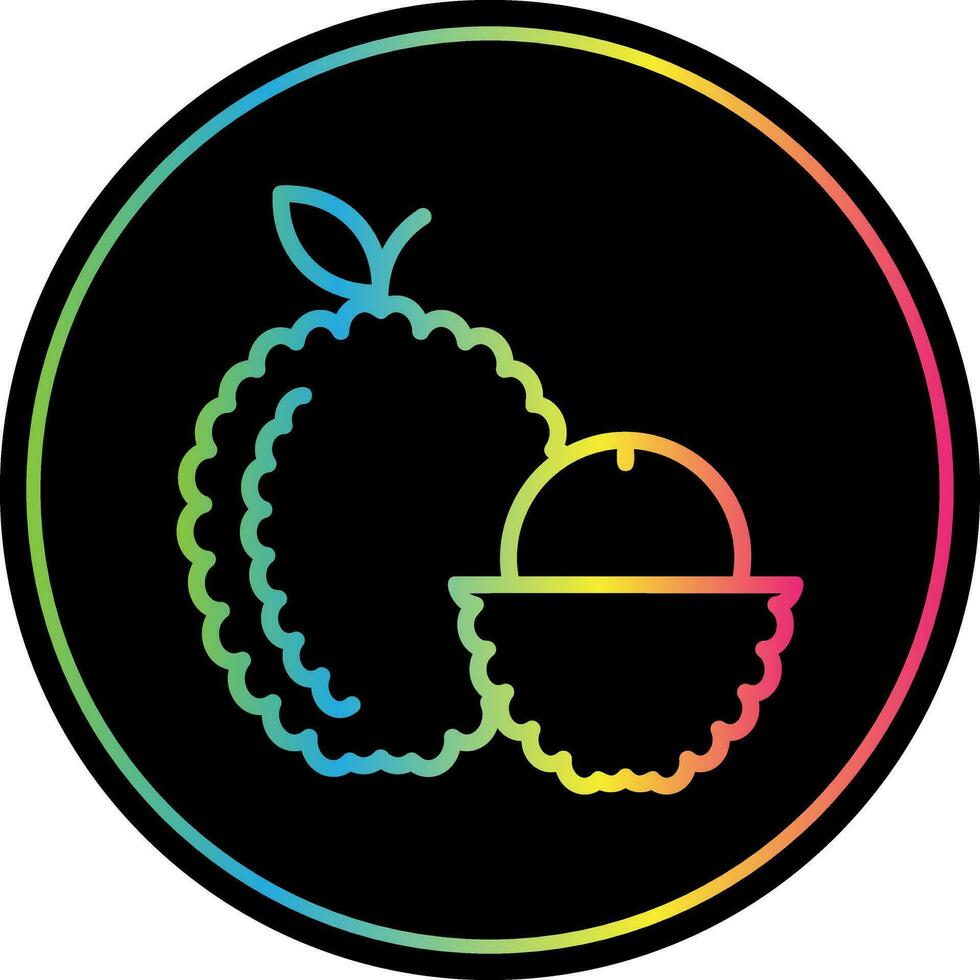 Lychee Vector Icon Design