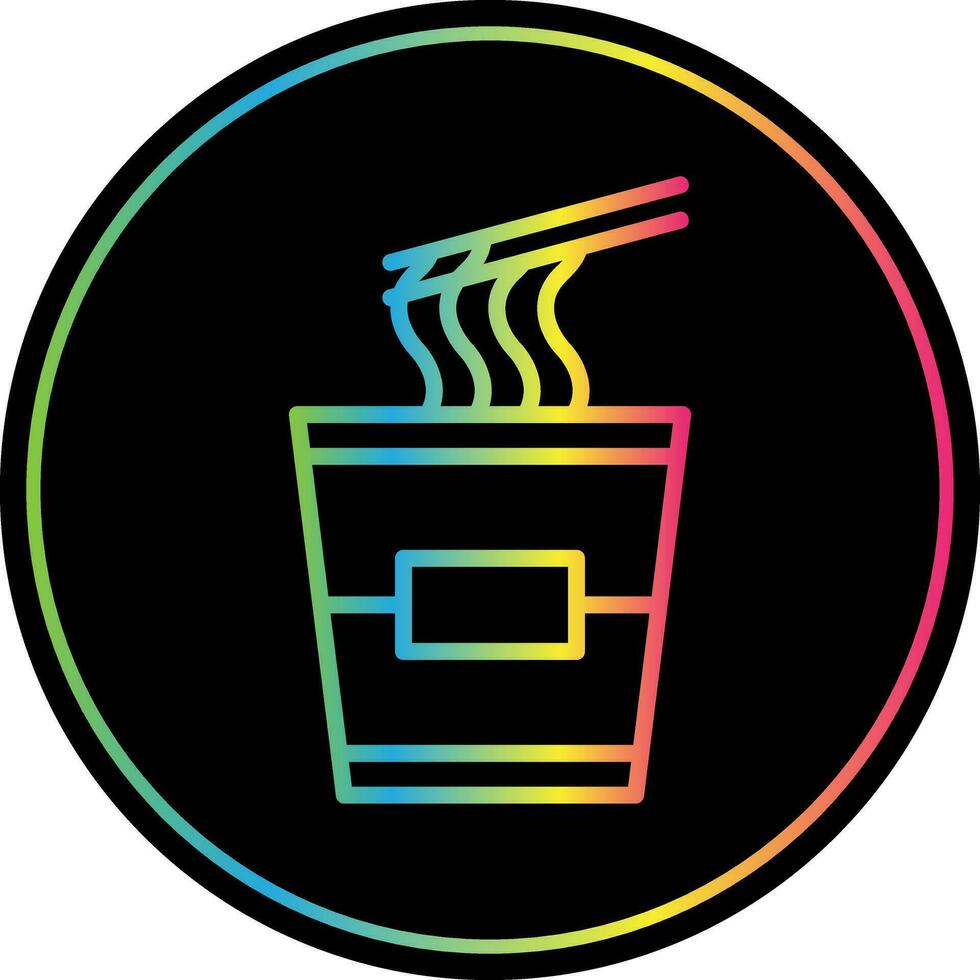 Instant noodles Vector Icon Design