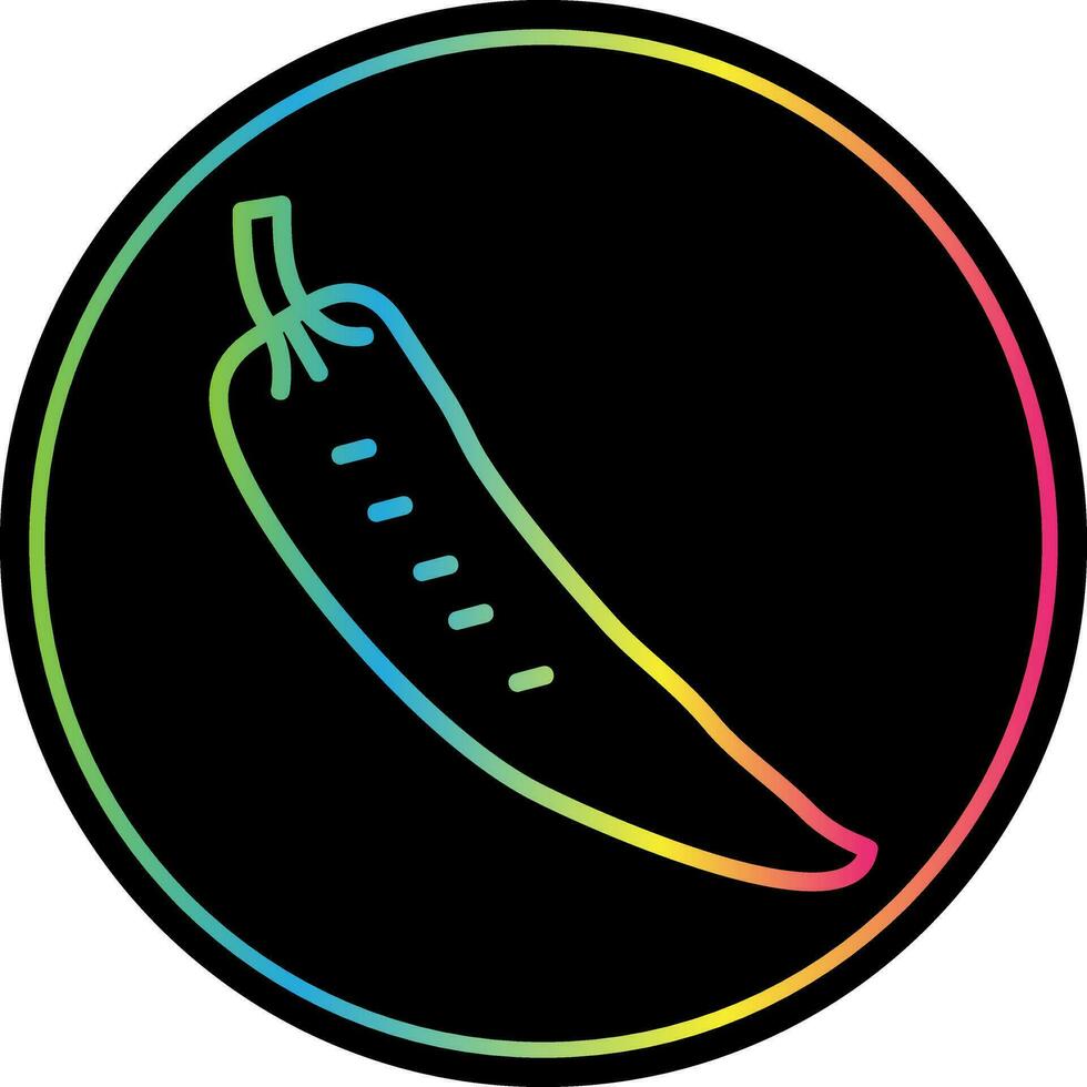 Chilli Vector Icon Design