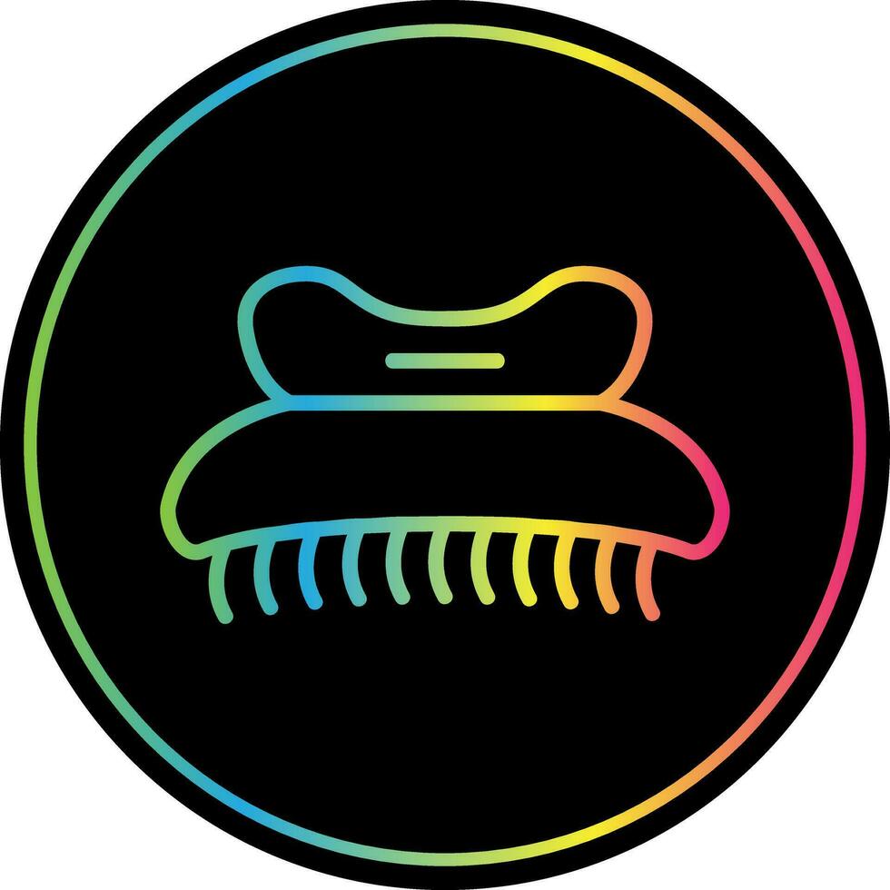 Hair clip Vector Icon Design