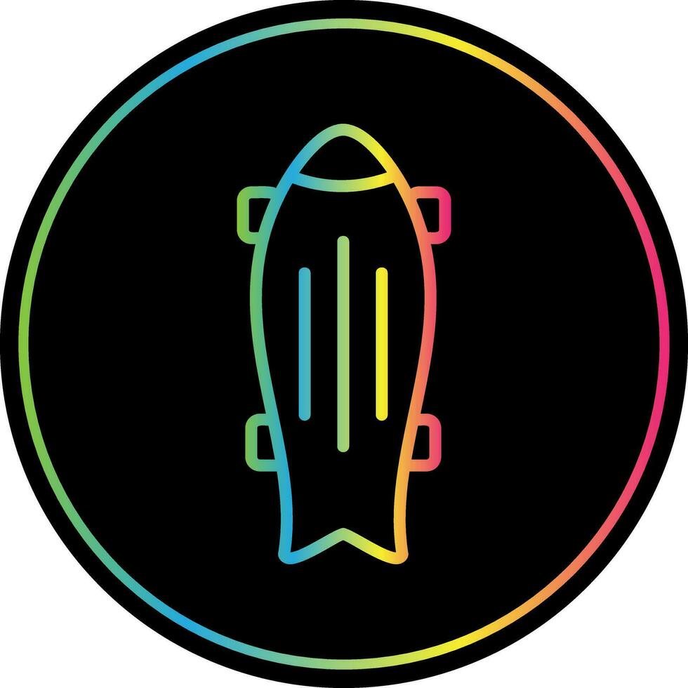 Skateboard Vector Icon Design