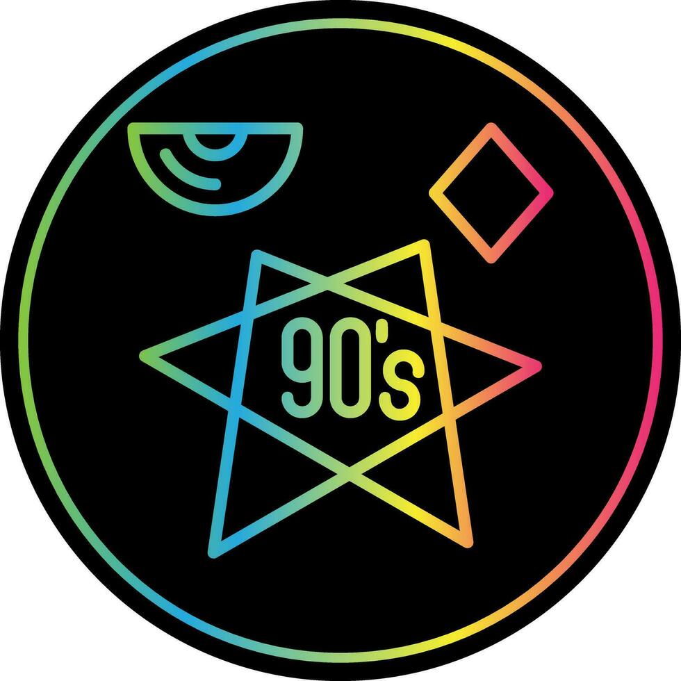 90s Vector Icon Design