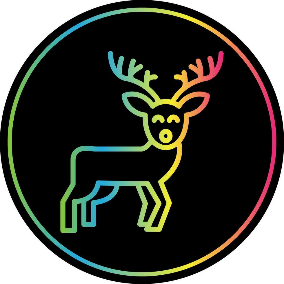 Reindeer Vector Icon Design