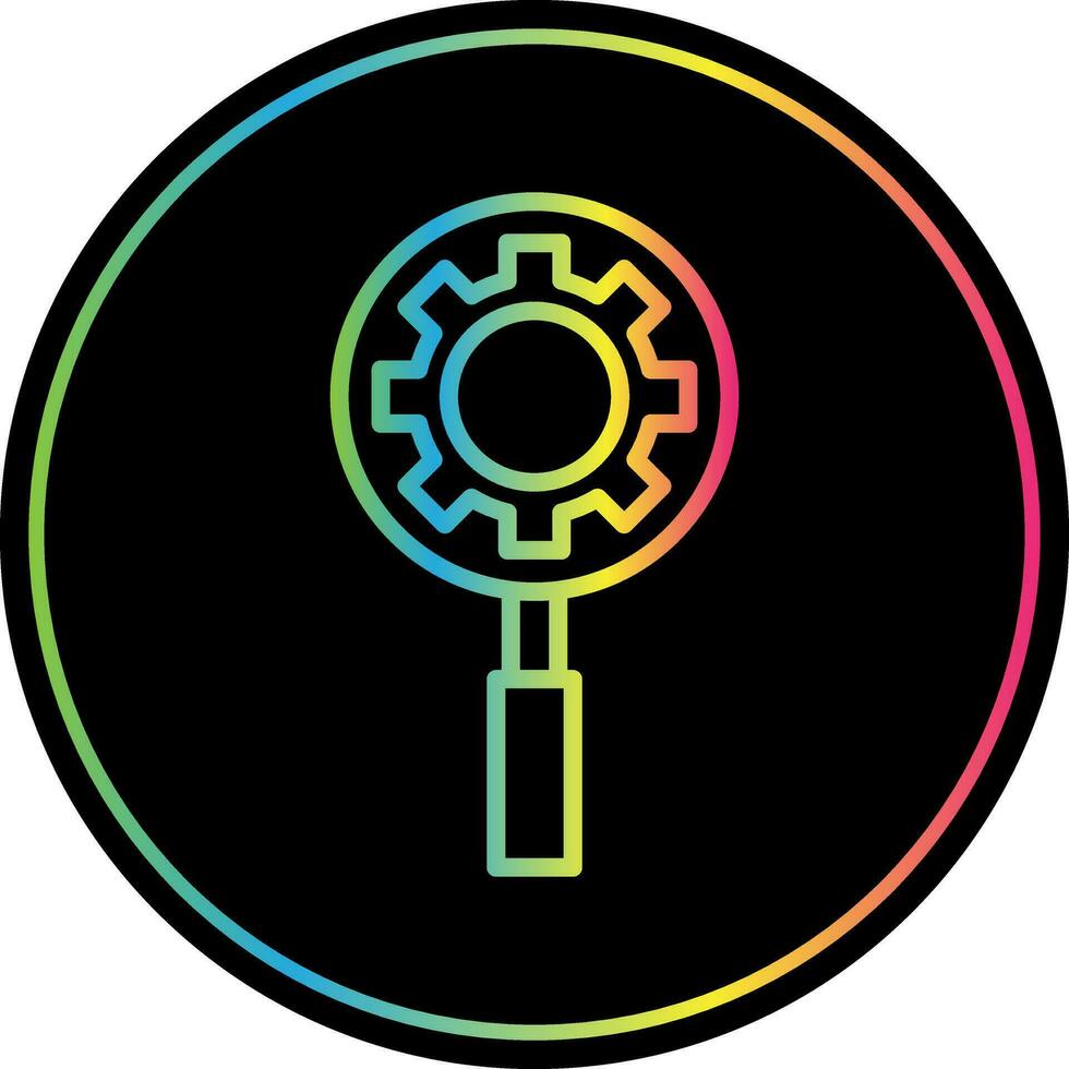 Magnifying glass Vector Icon Design