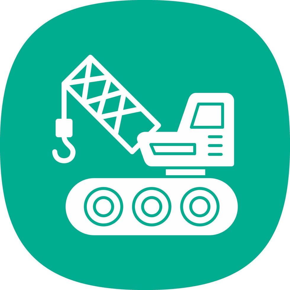 Crane Vector Icon Design