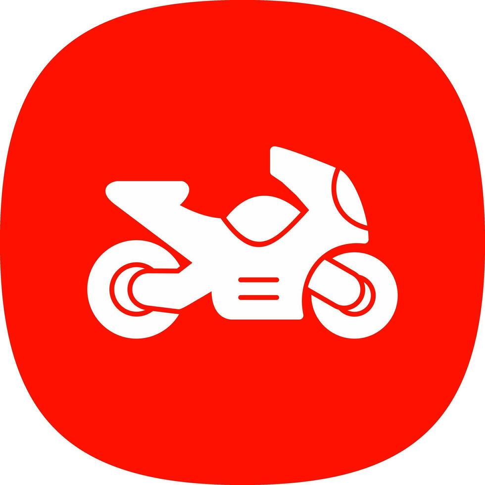 Motorcycle Vector Icon Design