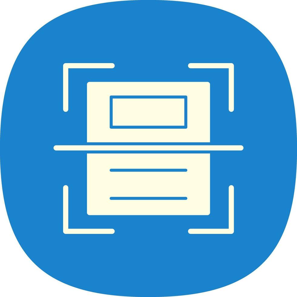Scanner Vector Icon Design