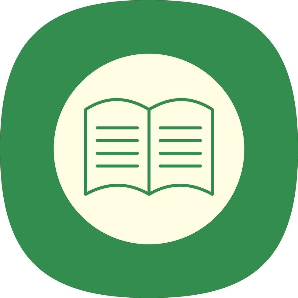 Manual book Vector Icon Design