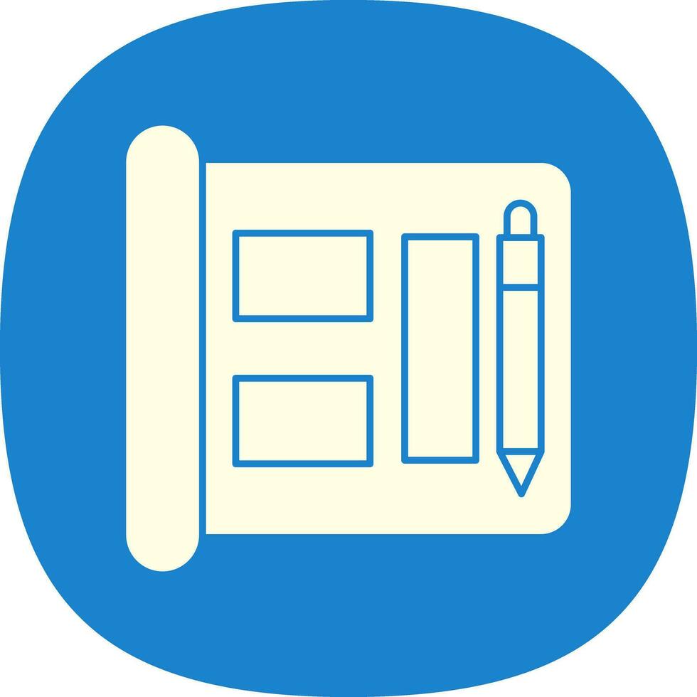 Blueprint Vector Icon Design
