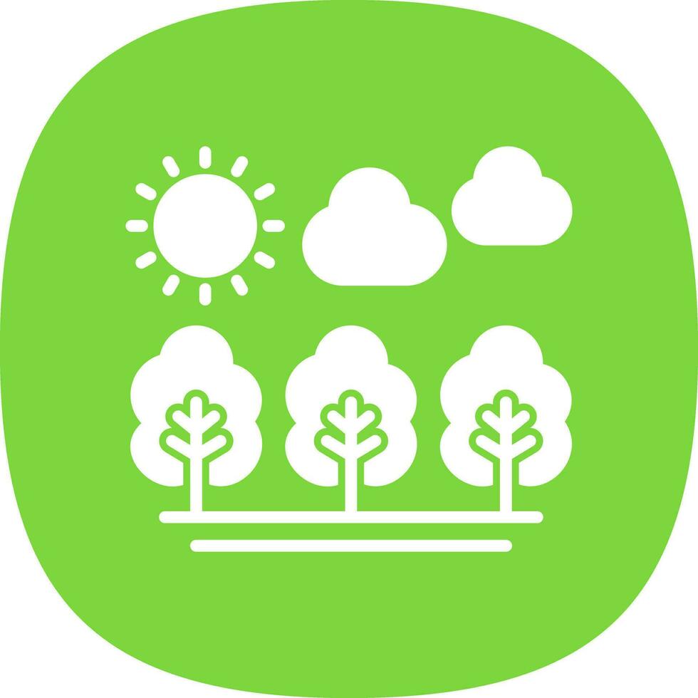 Forest Vector Icon Design