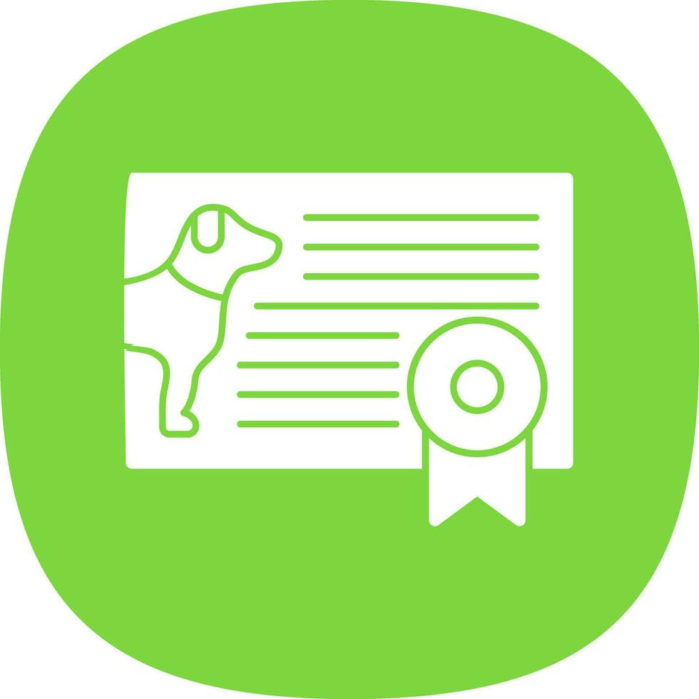 Certificate Vector Icon Design