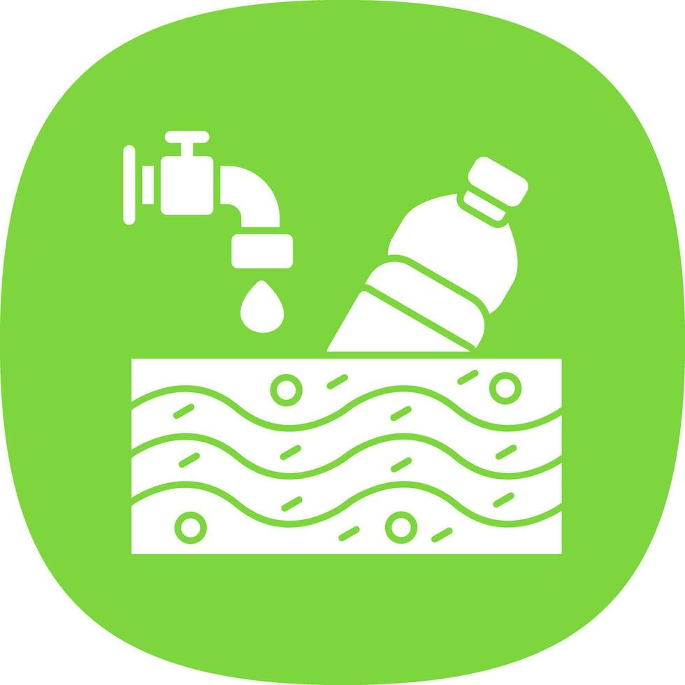 Water pollution Vector Icon Design