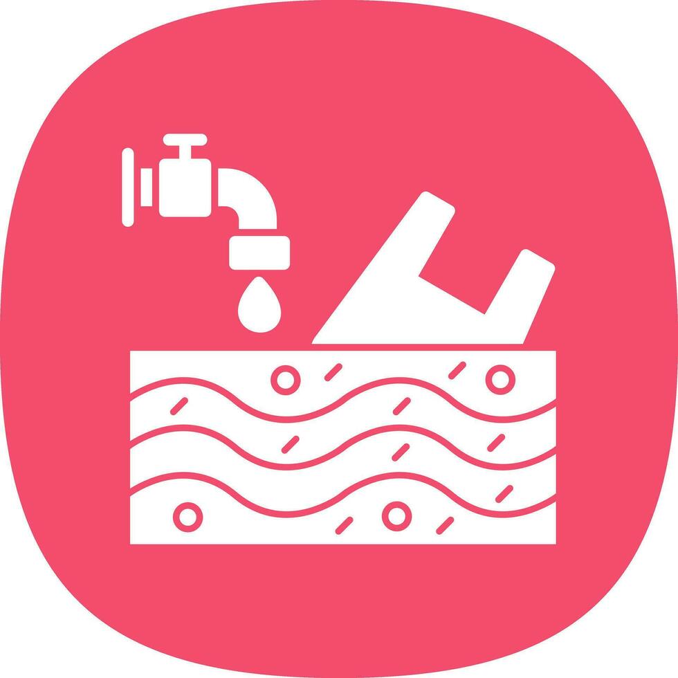 Water pollution Vector Icon Design