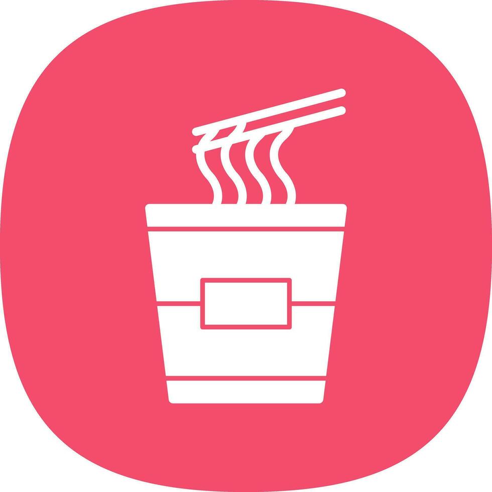 Instant noodles Vector Icon Design