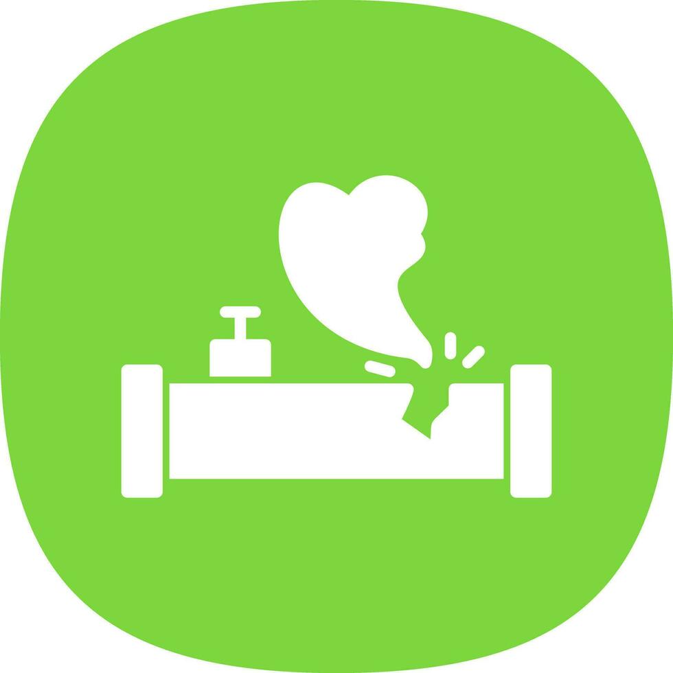 Gas leak Vector Icon Design