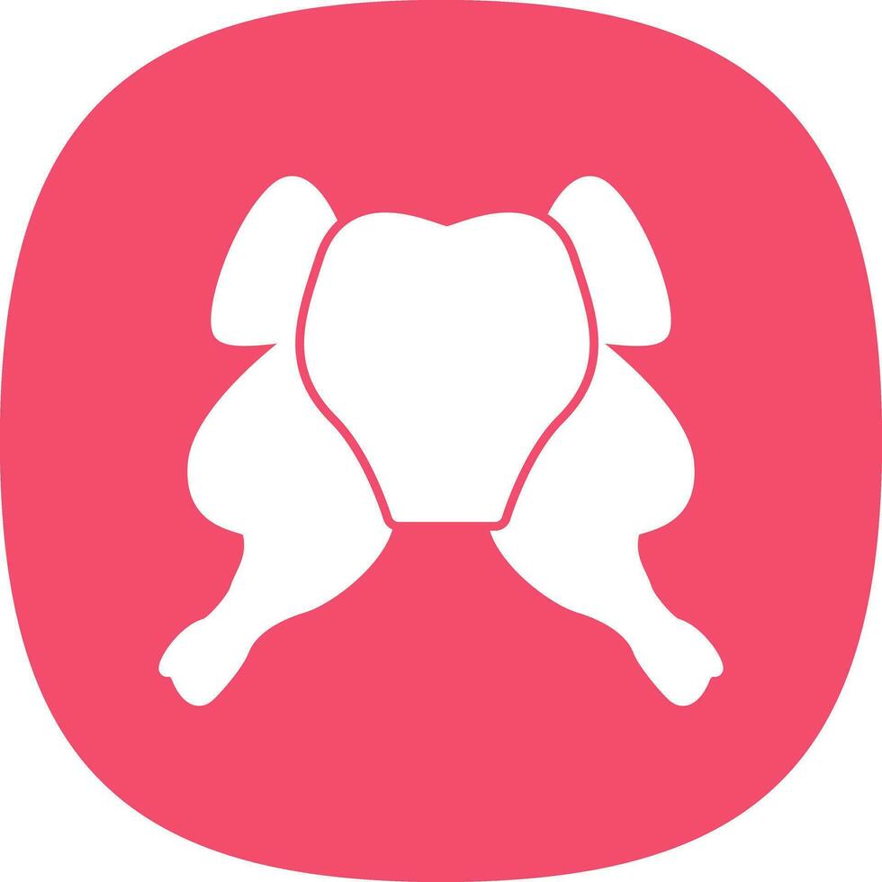 Chicken Vector Icon Design
