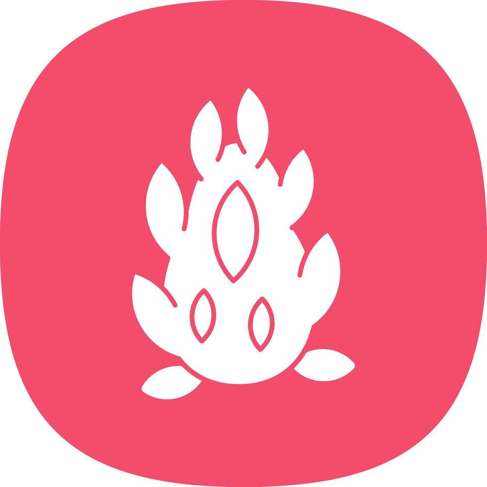 pitaya vector icono diseño