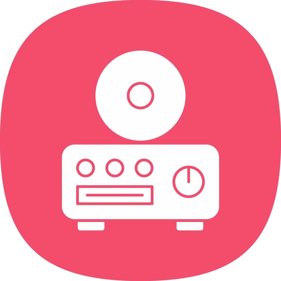 CD player Vector Icon Design