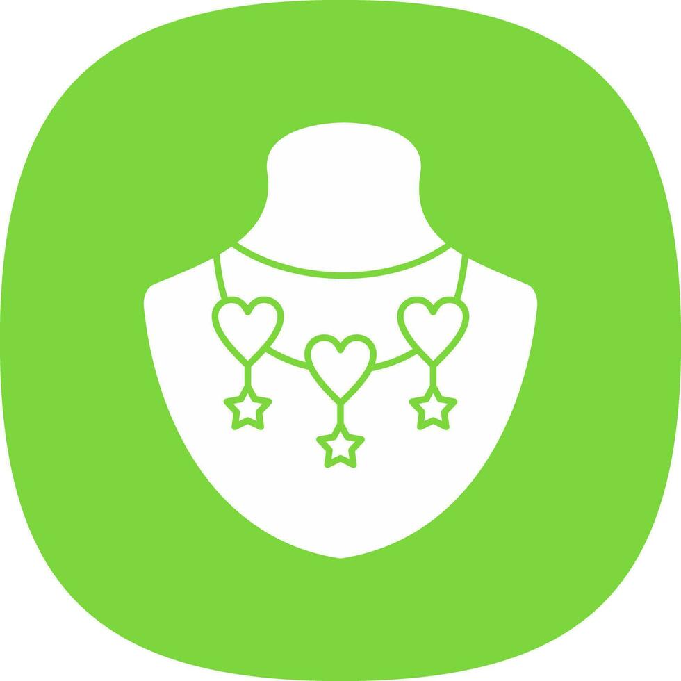Necklace Vector Icon Design