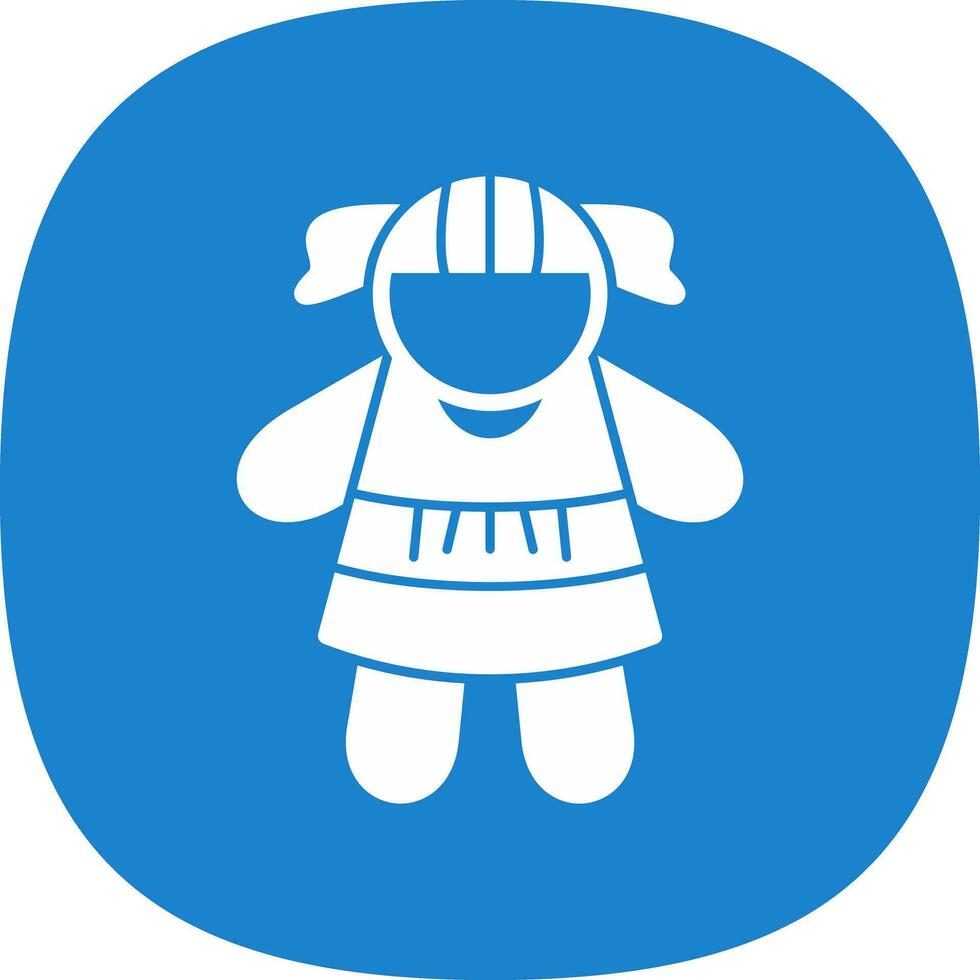 diseño de icono de vector de muñeca