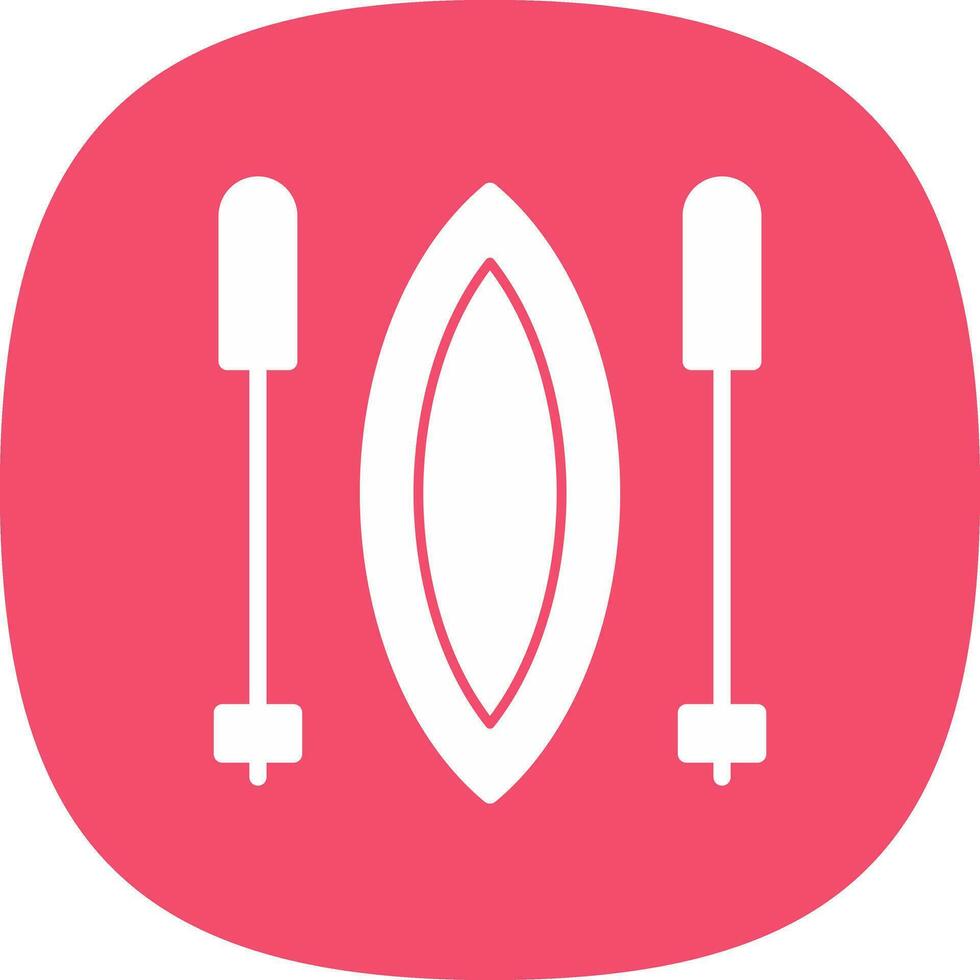 Slalom Vector Icon Design