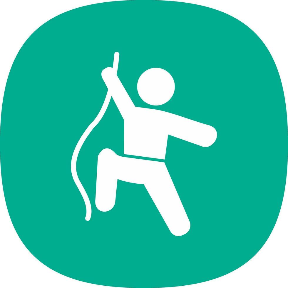 Climbing Vector Icon Design