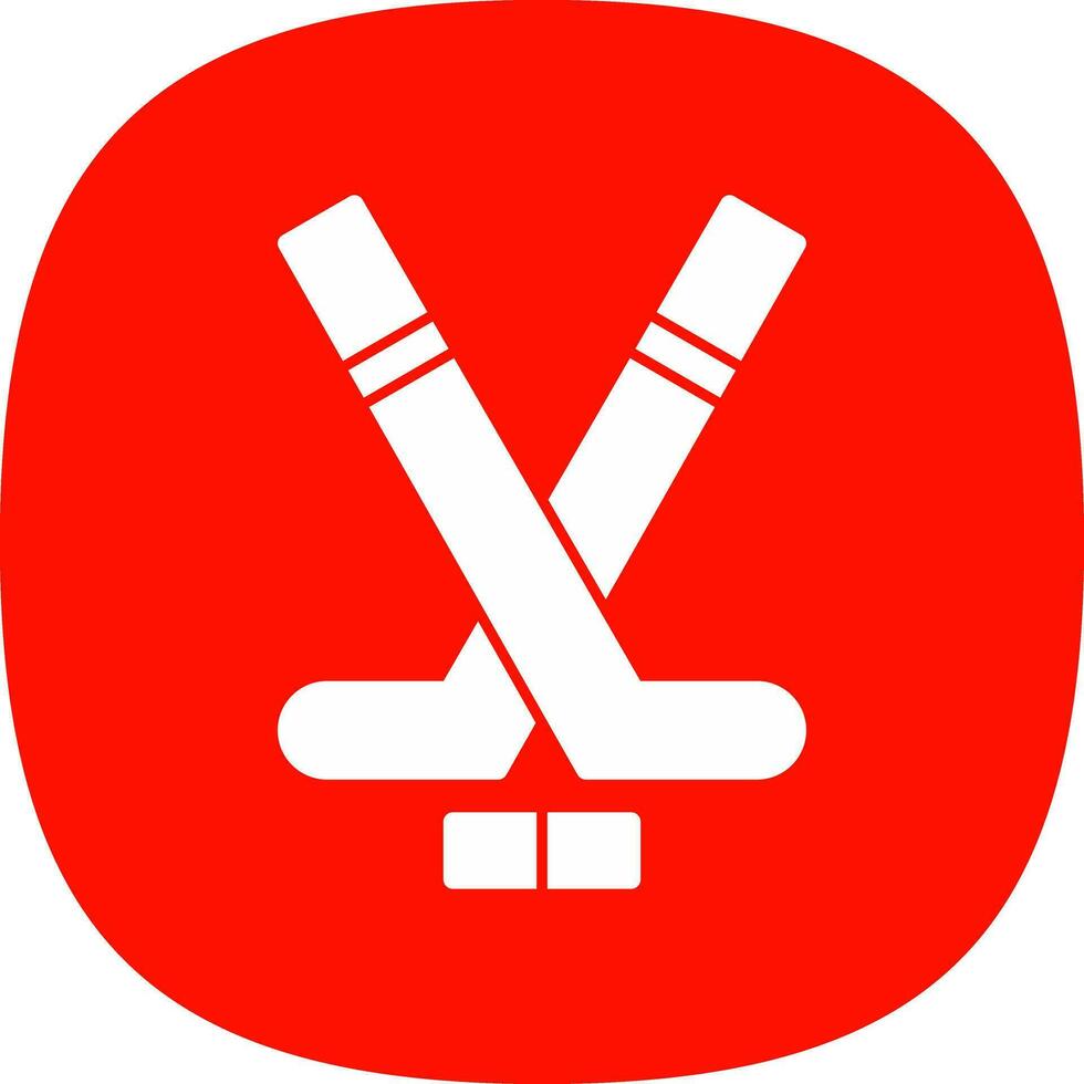 Hockey Vector Icon Design