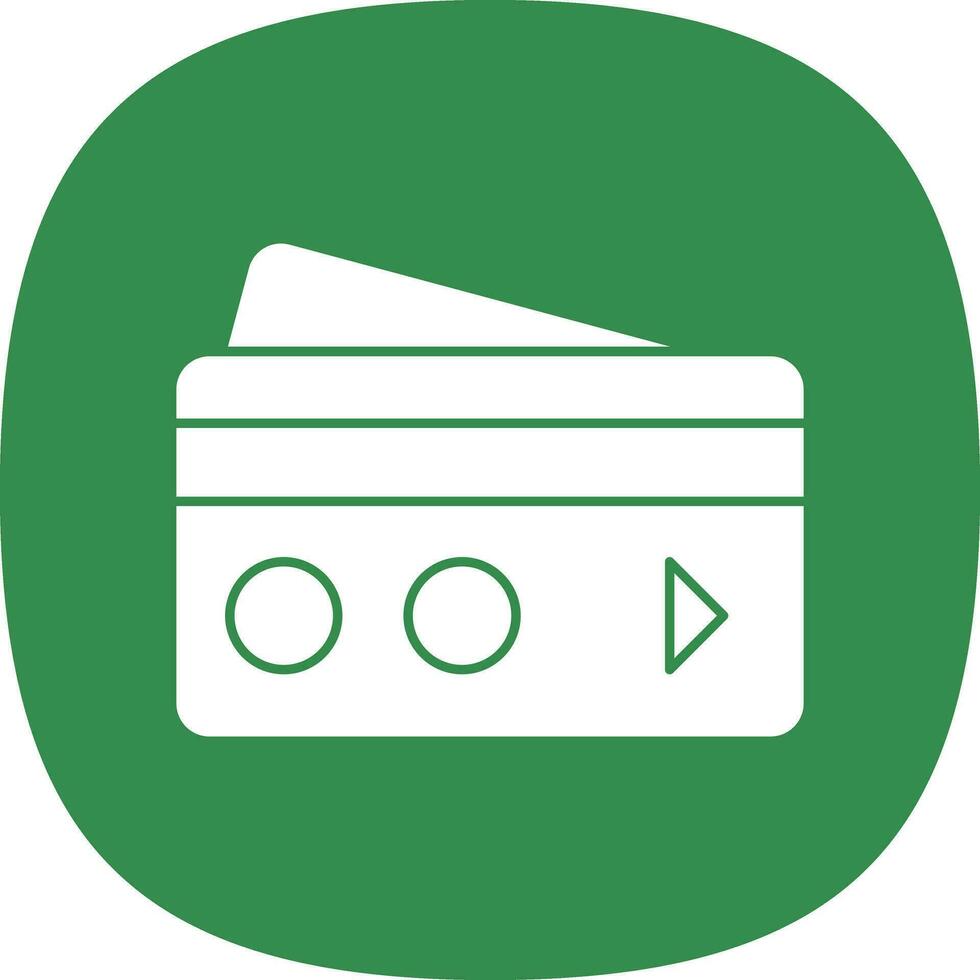 Debit card Vector Icon Design