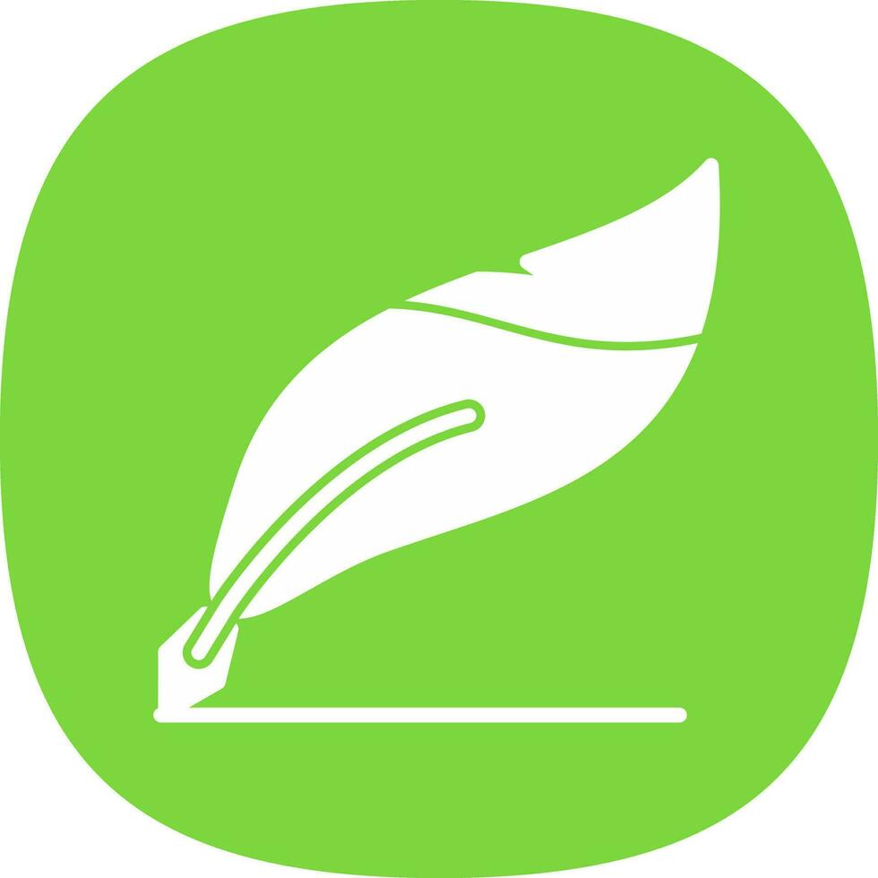 Quill pen Vector Icon Design