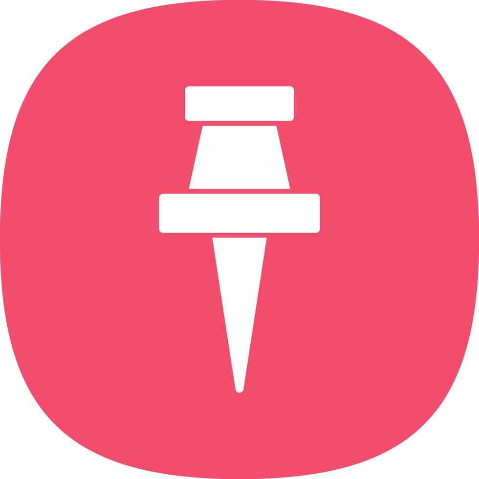 Push pin Vector Icon Design