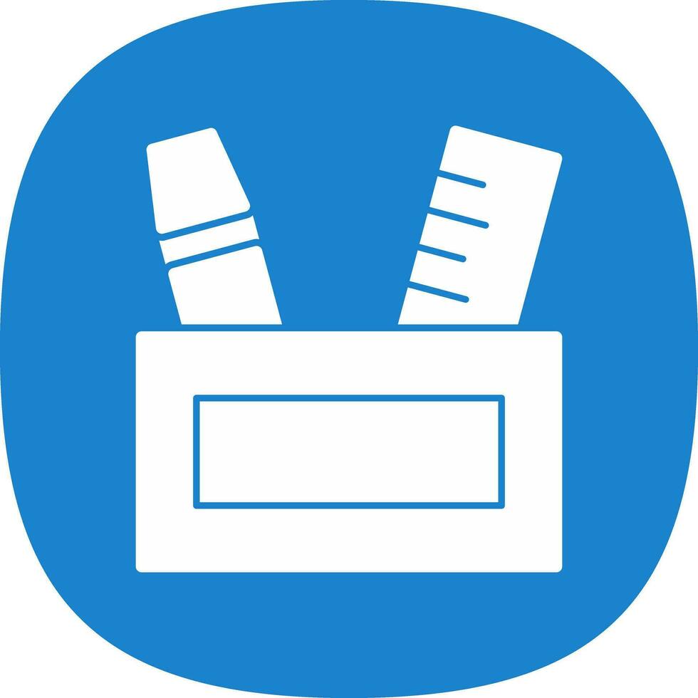 Pencil case Vector Icon Design