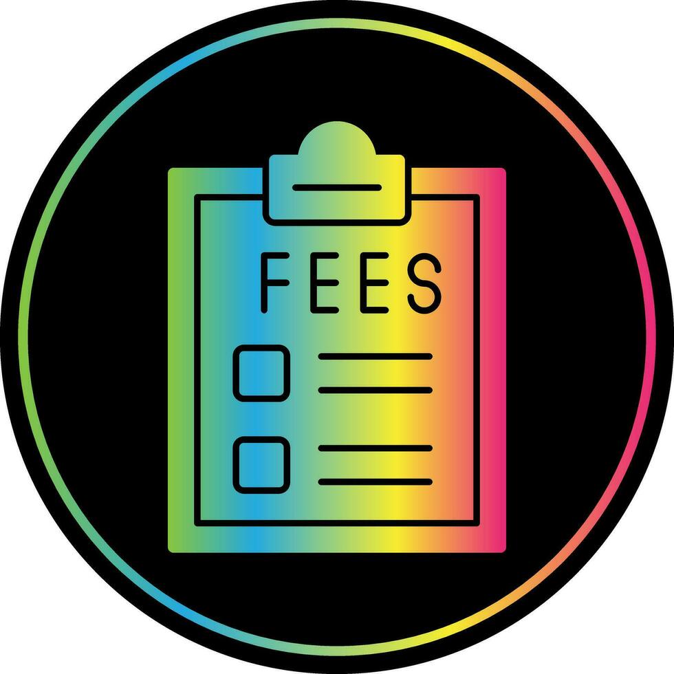 Fees Vector Icon Design