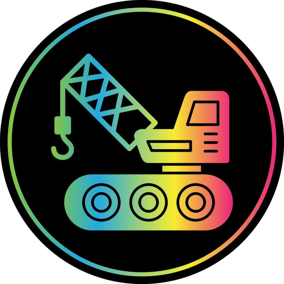 Crane Vector Icon Design
