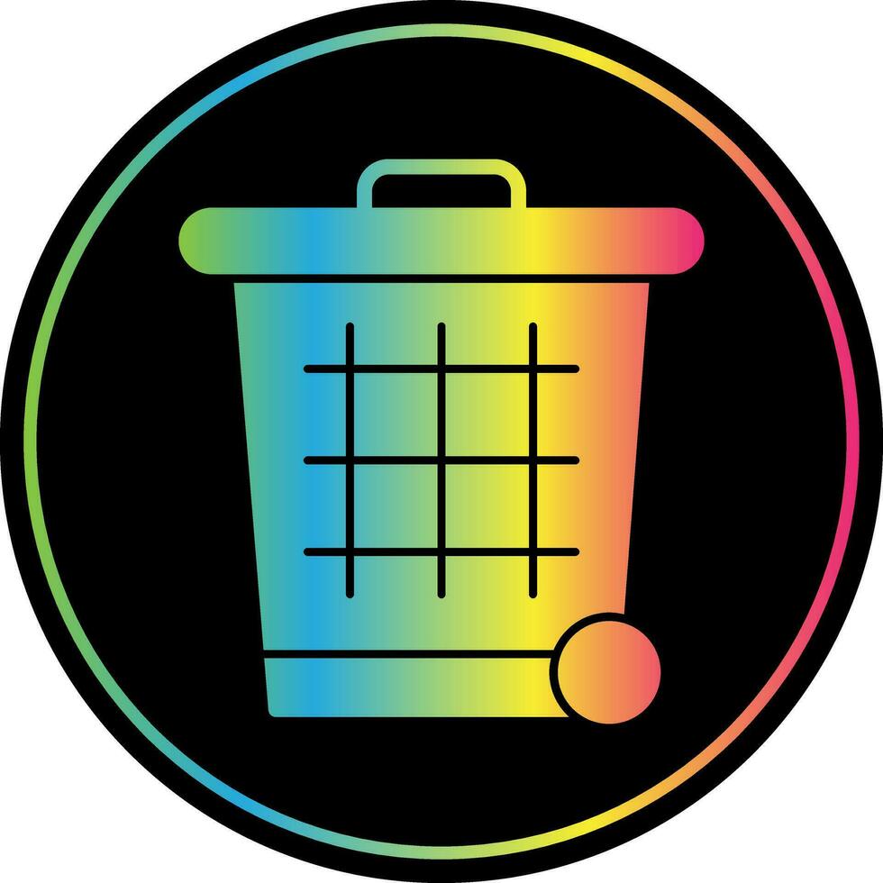 Trash can Vector Icon Design