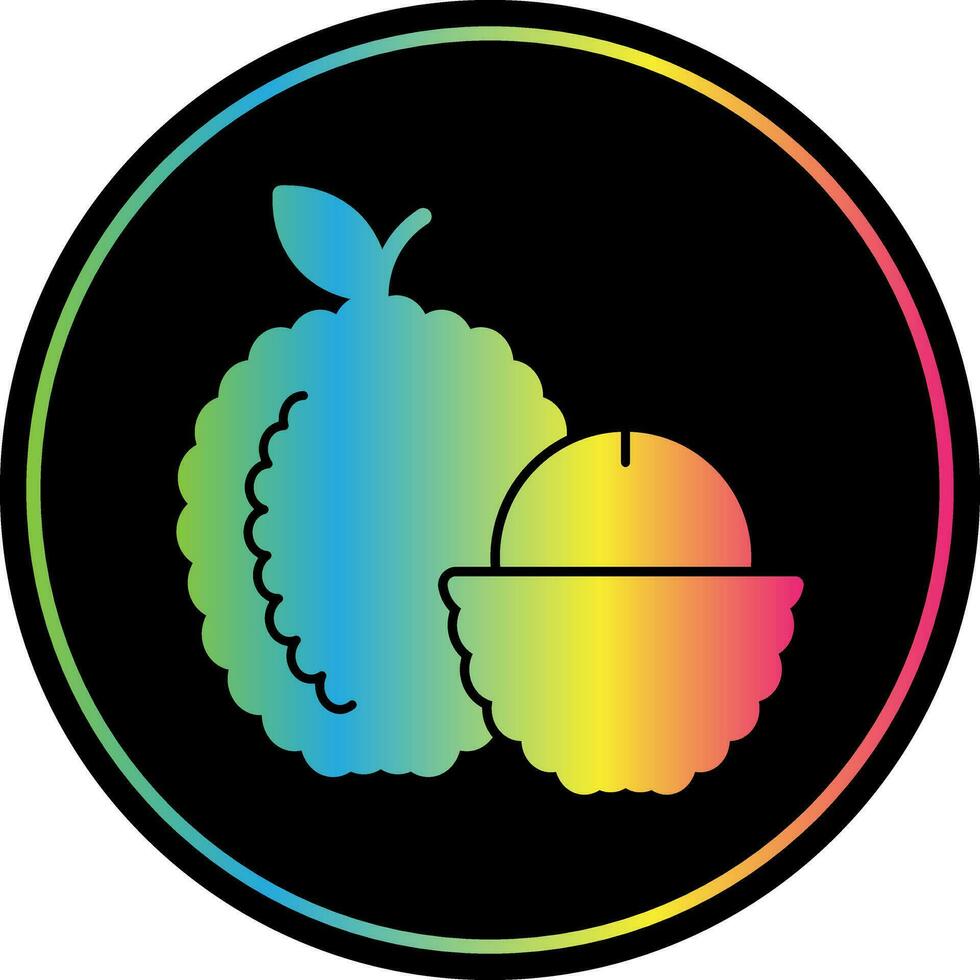 Lychee Vector Icon Design