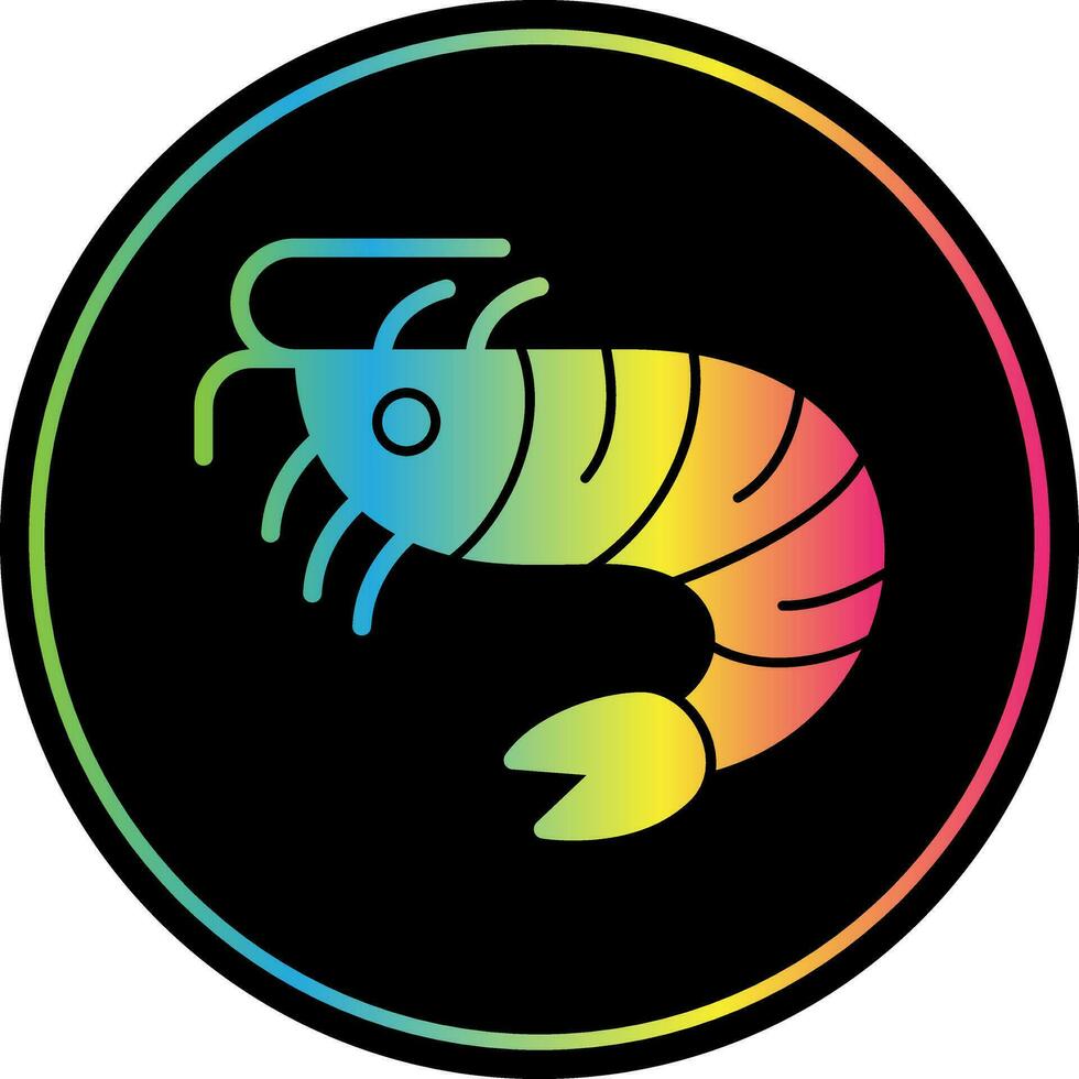 Shrimp Vector Icon Design