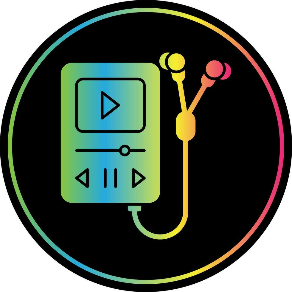 Walkman Vector Icon Design