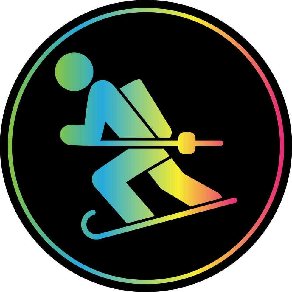 Skis Vector Icon Design