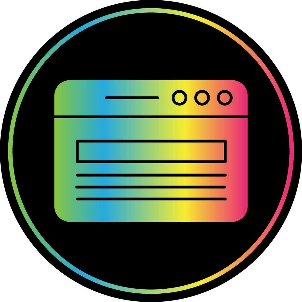 Web page Vector Icon Design