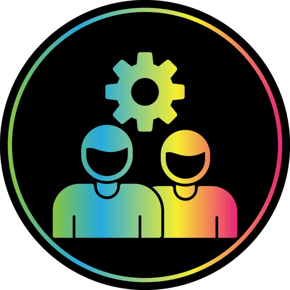 Colleague Vector Icon Design