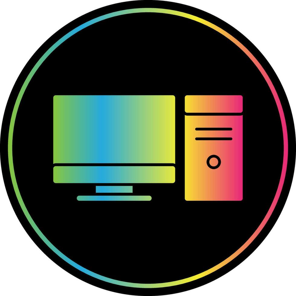 diseño de icono de vector de computadora