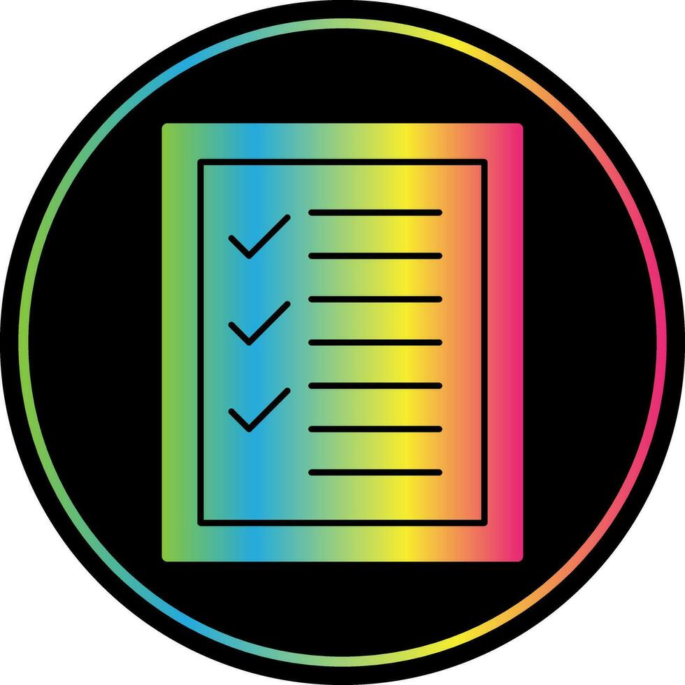 Checklist Vector Icon Design