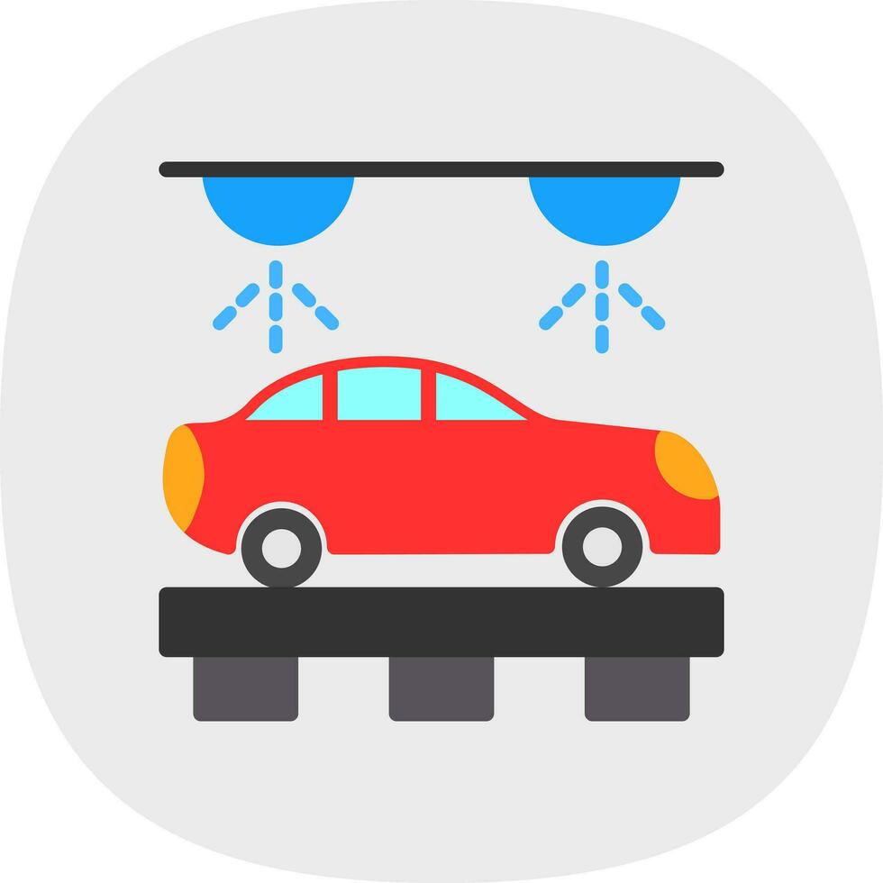 Car wash Vector Icon Design